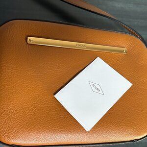 Fossil Liza Camera Bag - Saddle NWT
